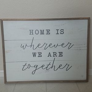 Home decorative sign